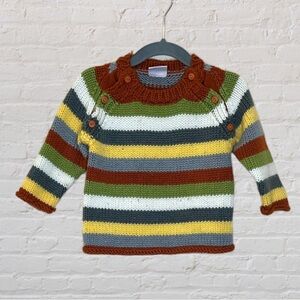 Unknown Brand Striped Chunky Knit Sweater​